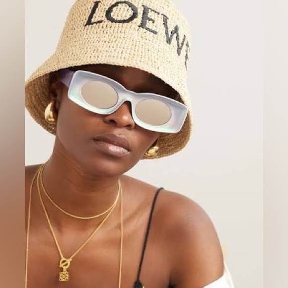 Preowned Loewe Glossy Black Sunglasses Paula Ibiza Collection - Picture 2 of 7